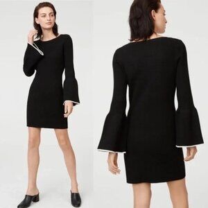 Club Monaco Bell Sleeve Wool Blend Knit Dress Size S